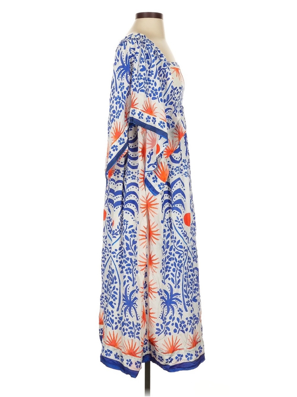 Farm Rio Afternoon Breeze Floral Maxi Dress - Sz Small - Picture 7 of 10